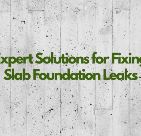 Fixing Slab Foundation