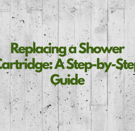 Replacing a Shower Cartridge